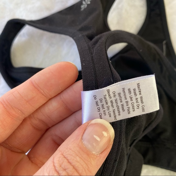 Athleta Double Dare Black Sports Workout Bra - Picture 7 of 9